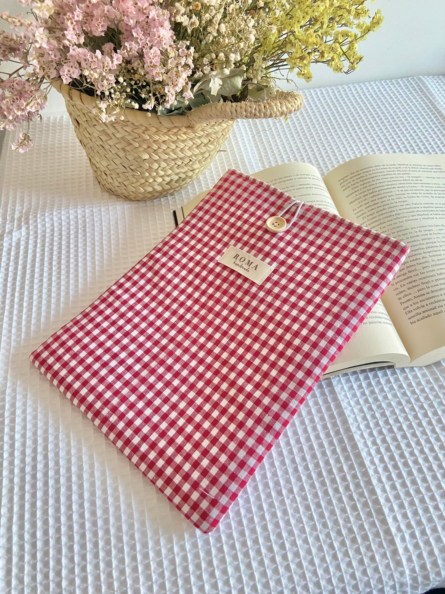 Funda libro VICHY BURDEOS