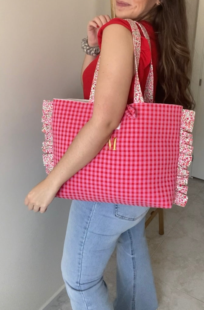 Bolso VICHY FRESITA + volantes BETH