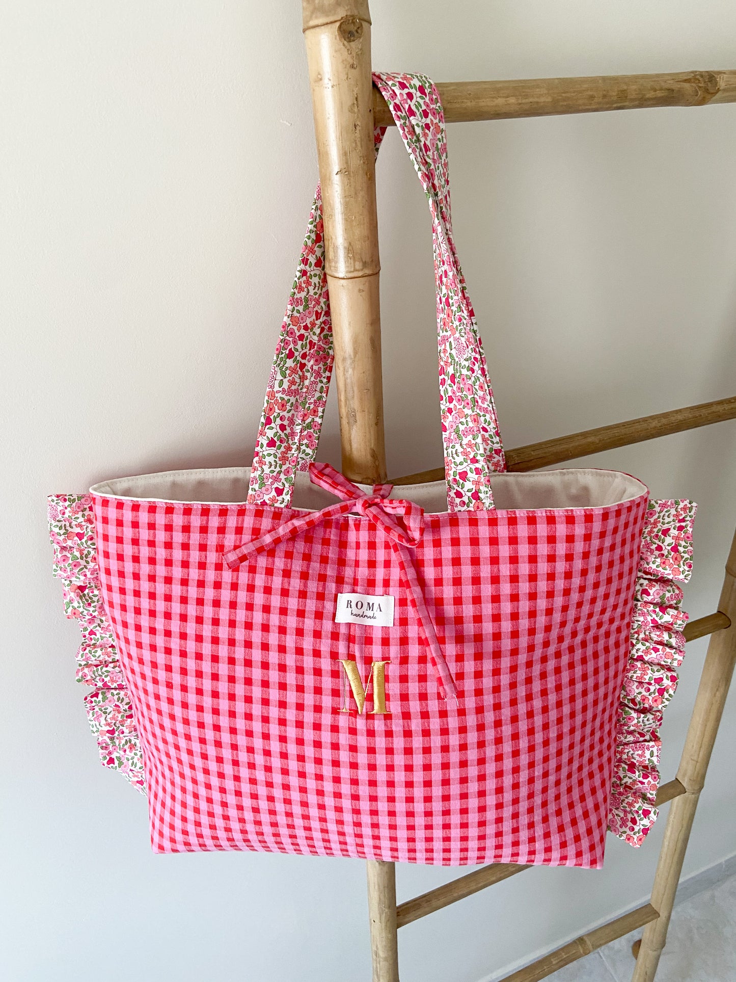 Bolso VICHY FRESITA + volantes BETH
