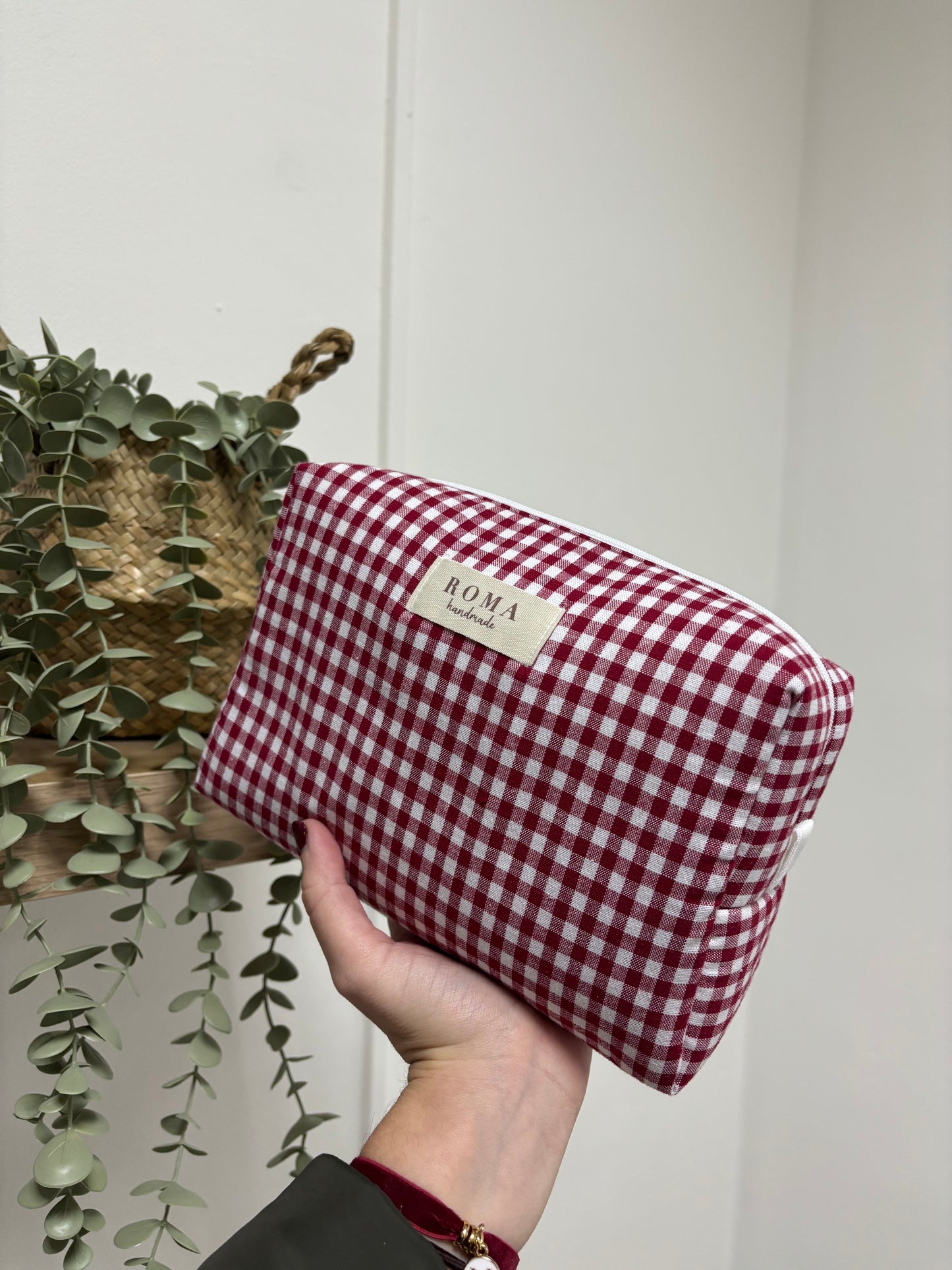 Neceser VICHY BURDEOS