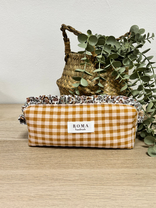 Estuche VICHY CARAMELO - BRUNA