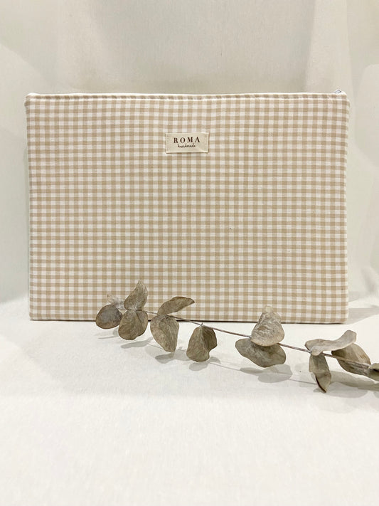 Funda ordenador o tablet VICHY BEIGE