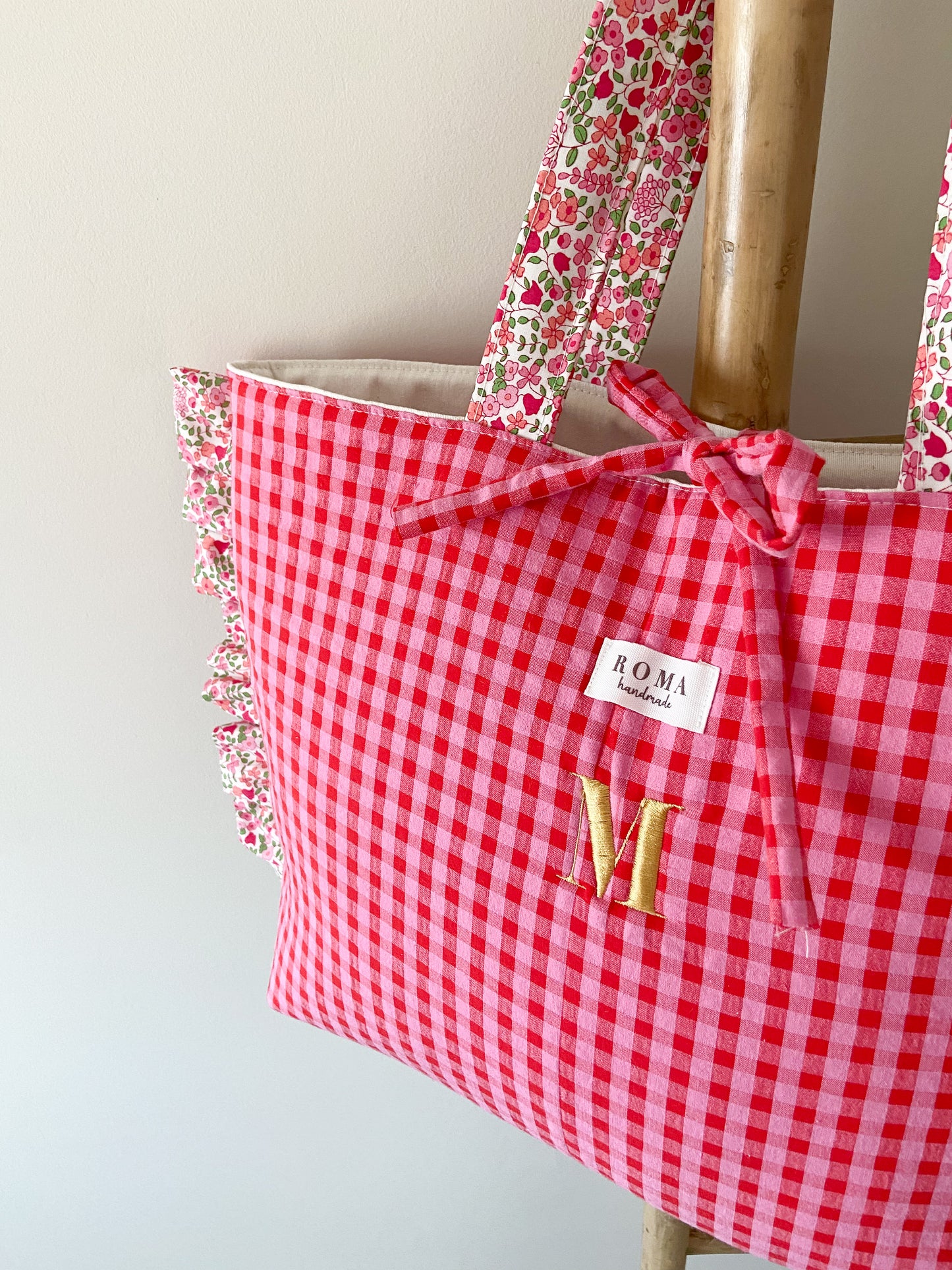 Bolso VICHY FRESITA + volantes BETH