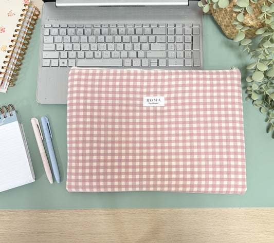 Funda ordenador o tablet VICHY ROSA