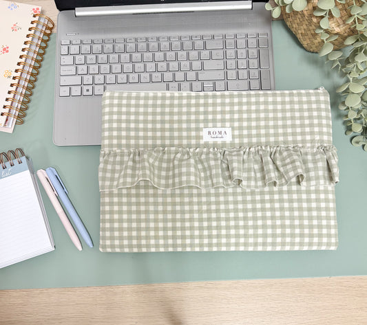 Funda ordenador o tablet VICHY VERDE + VICHY VERDE