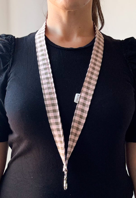 Lanyard VICHY CHOCOLATE