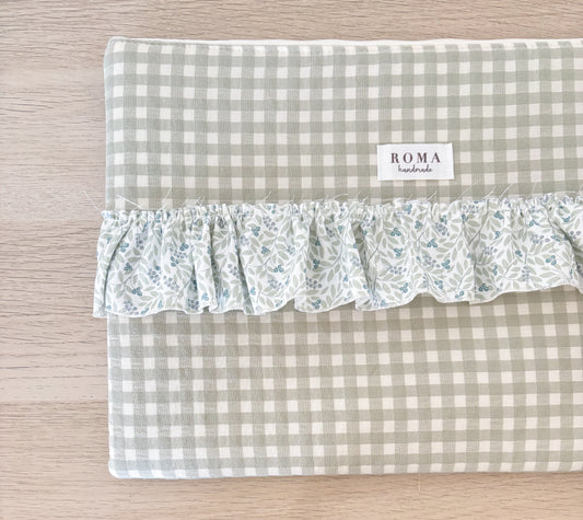 Funda ordenador o tablet VICHY VERDE + OLIVIA