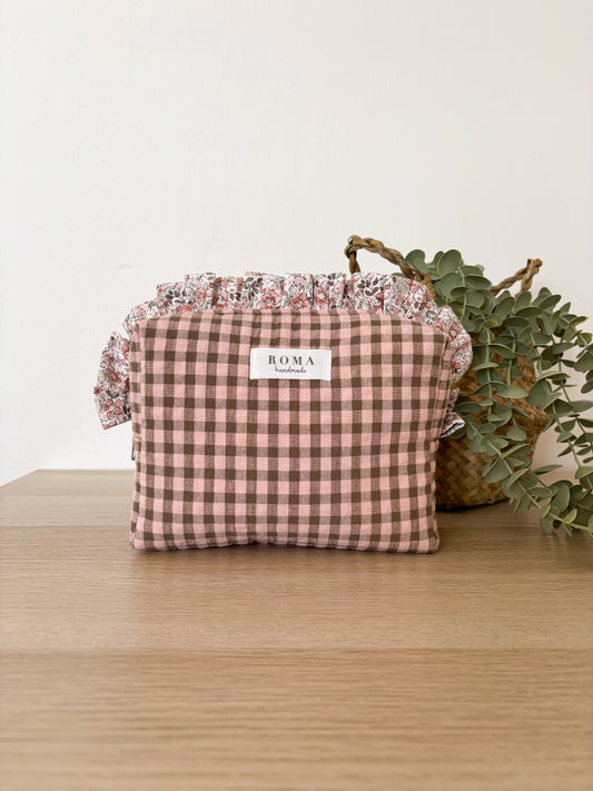 Neceser VICHY CHOCOLATE + volante NOA