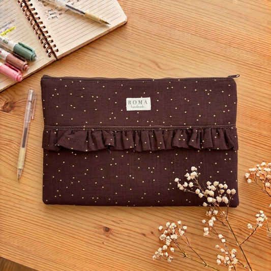 Funda ordenador o tablet GOLDEN CHOCOLATE + VOLANTE