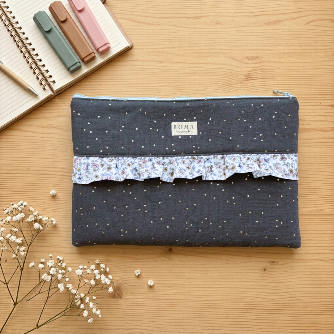 Funda ordenador o tablet GOLDEN GRIS + MAYA