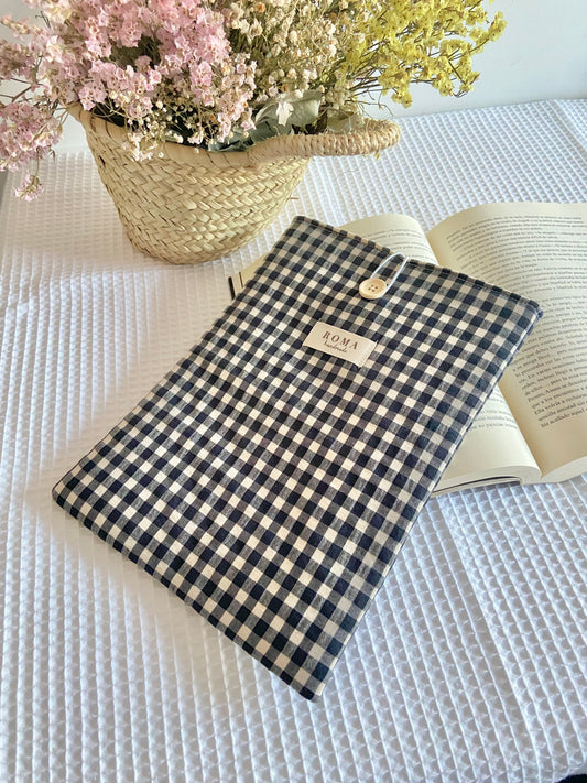 Funda libro VICHY NEGRO