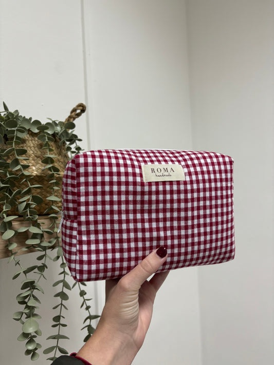 Neceser VICHY BURDEOS