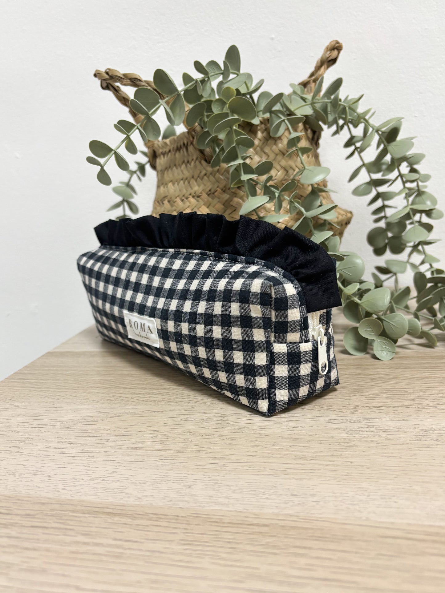 Estuche VICHY NEGRO - volante