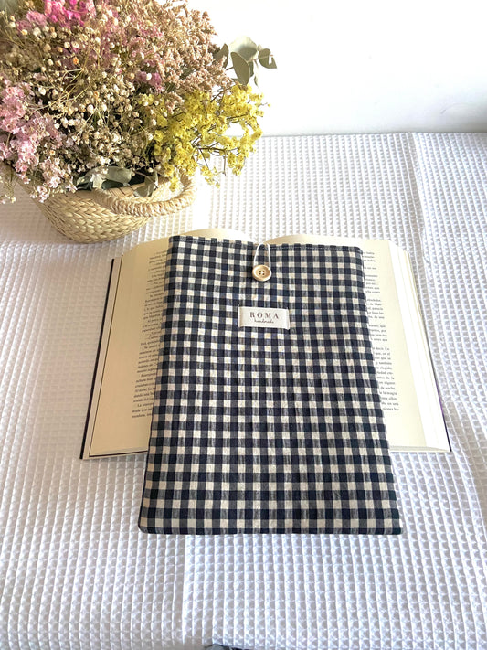 Funda libro VICHY NEGRO