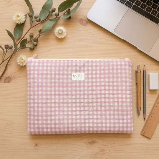 Funda ordenador o tablet VICHY ROSA