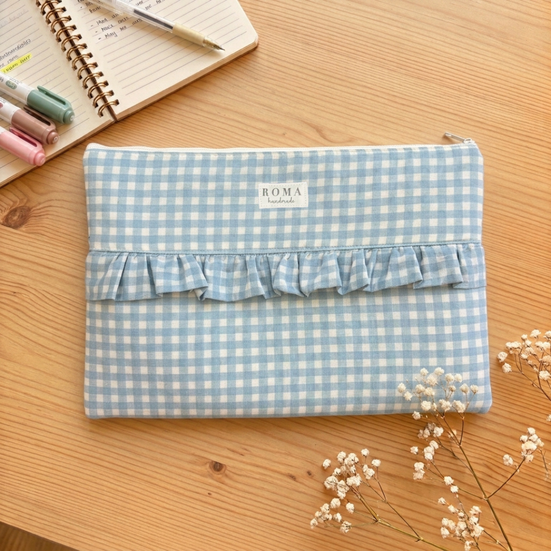 Funda ordenador o tablet VICHY AQUA + volante
