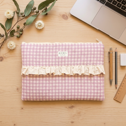 Funda ordenador o tablet VICHY ROSA + GOLDEN