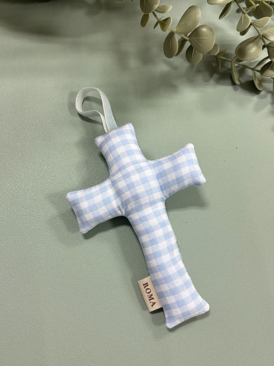 Crucecita vichy celeste