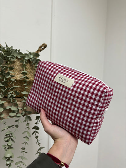 Neceser VICHY BURDEOS