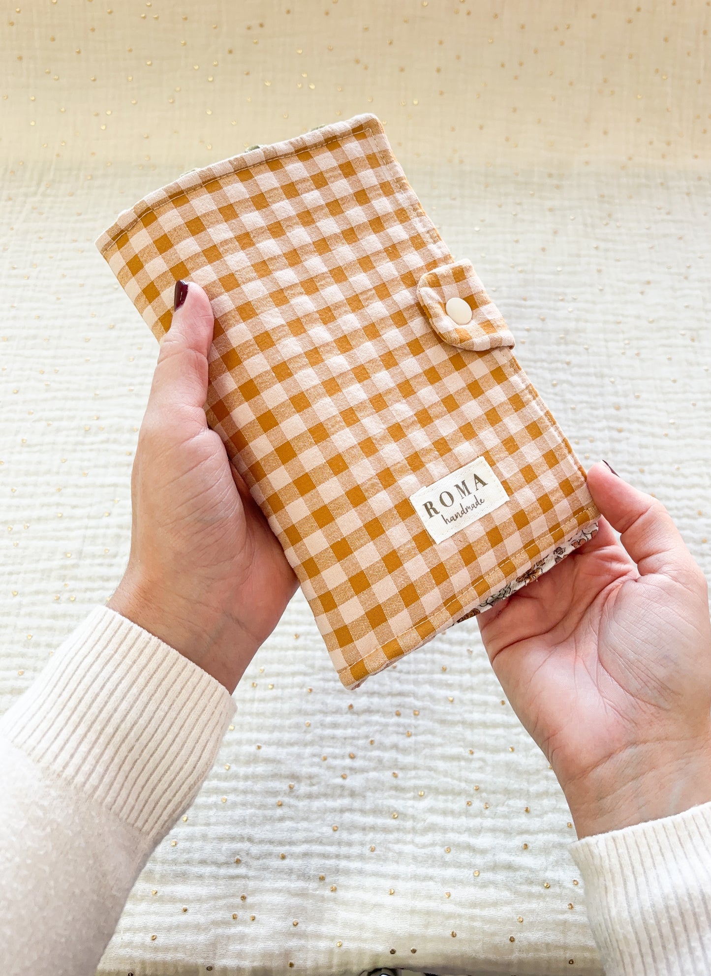 Joyero viaje VICHY CARAMELO