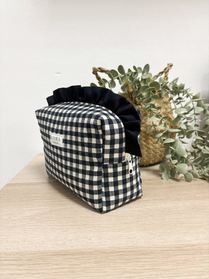 Neceser VICHY NEGRO + volante