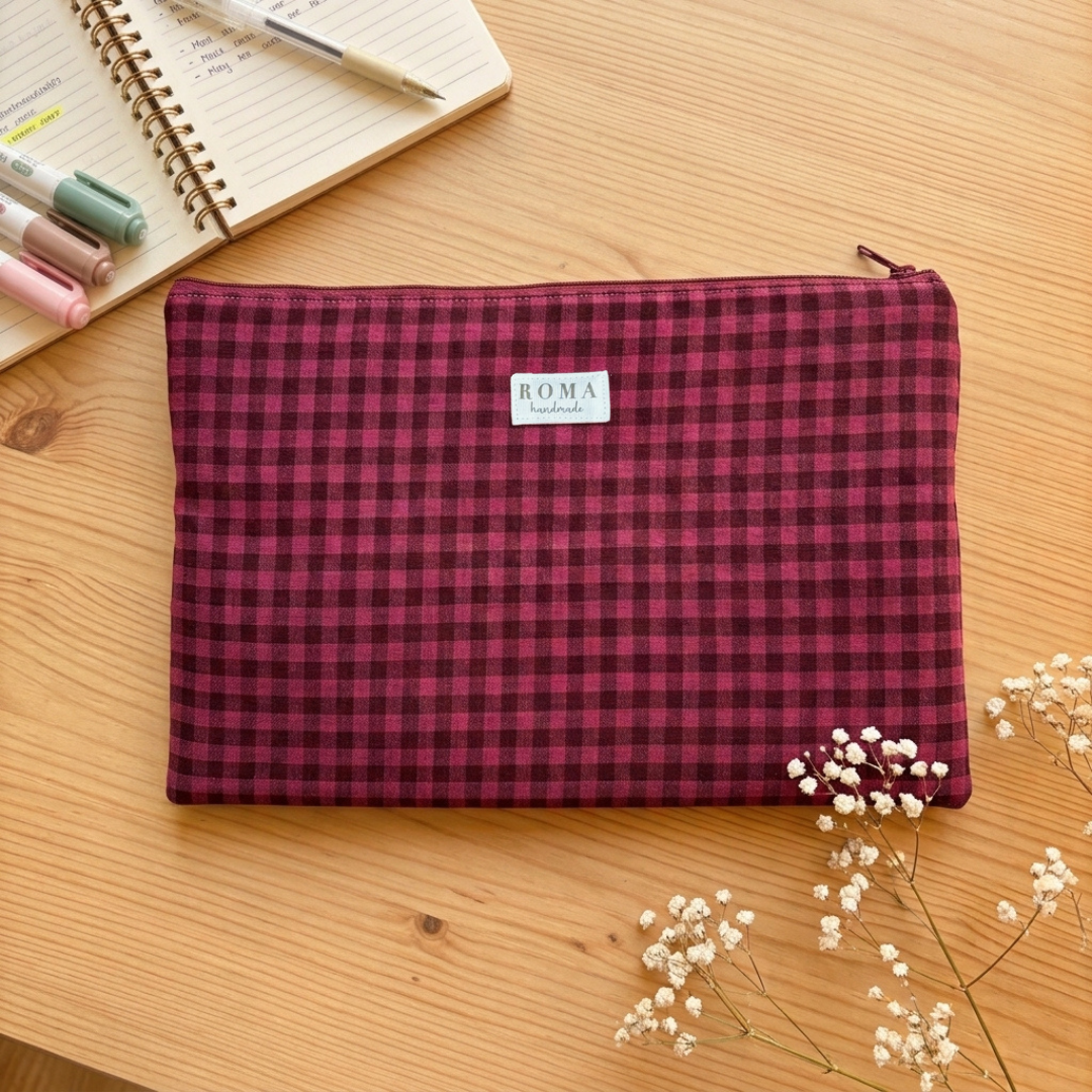 Funda ordenador o tablet VICHY BURDEOS