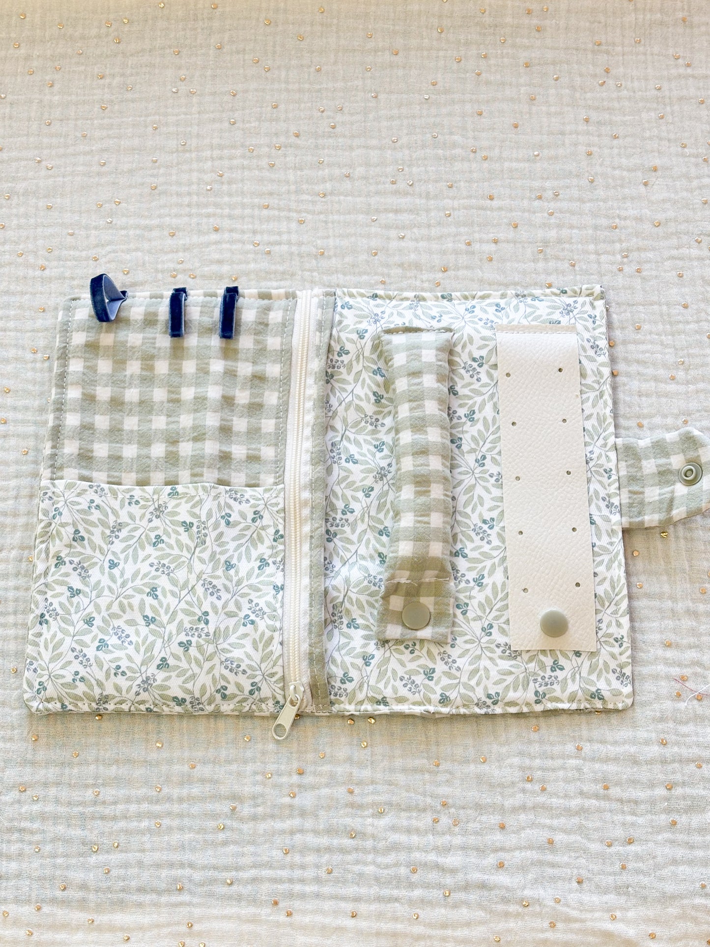 Joyero viaje VICHY VERDE