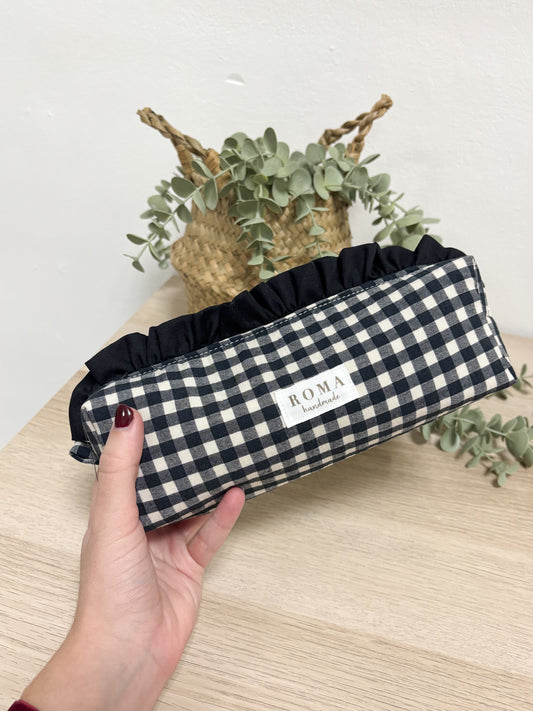 Estuche VICHY NEGRO - volante