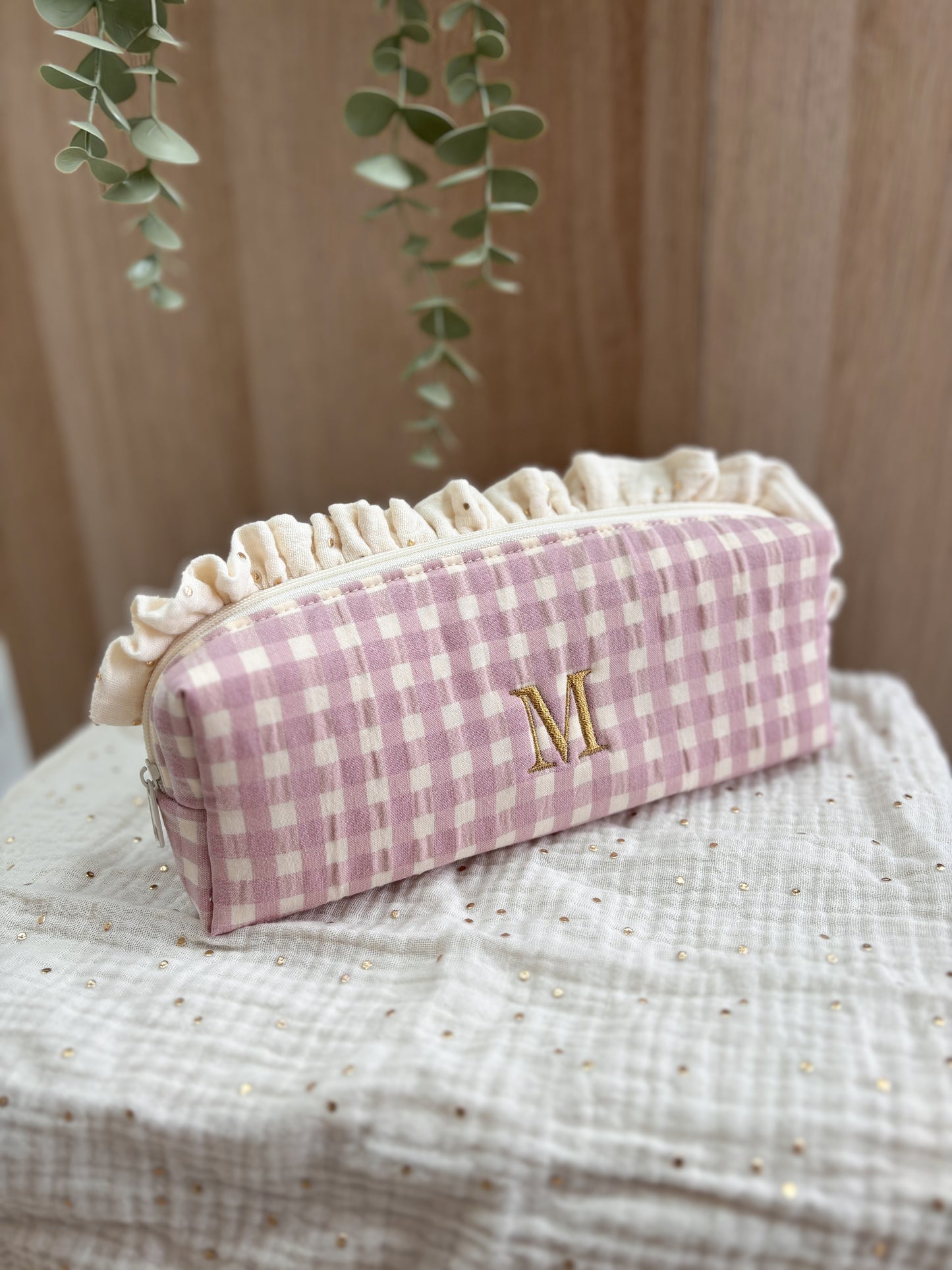 Estuche VICHY ROSA - GOLDEN