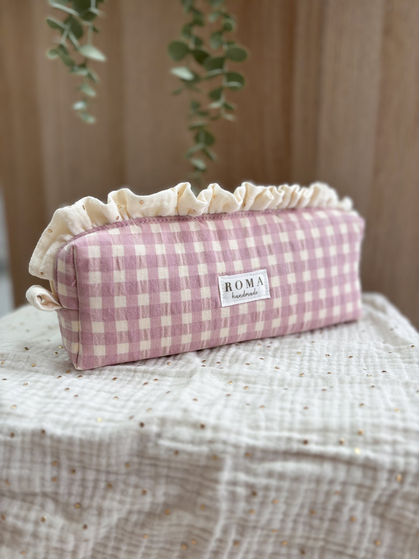 Estuche VICHY ROSA - GOLDEN