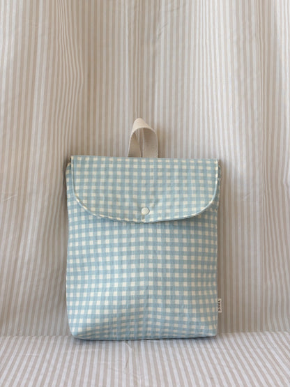 Mochila VICHY AZUL AQUA