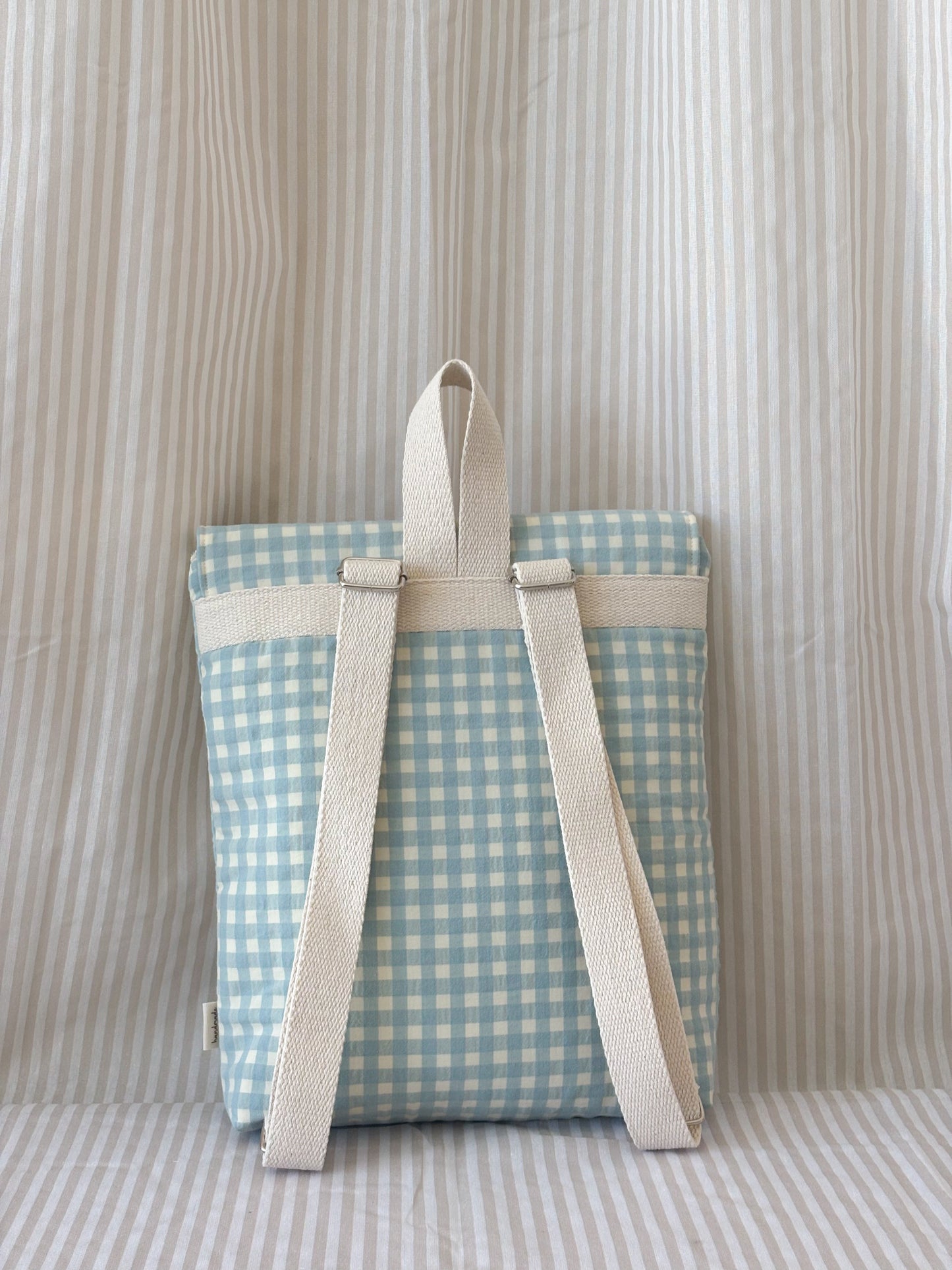 Mochila VICHY AZUL AQUA