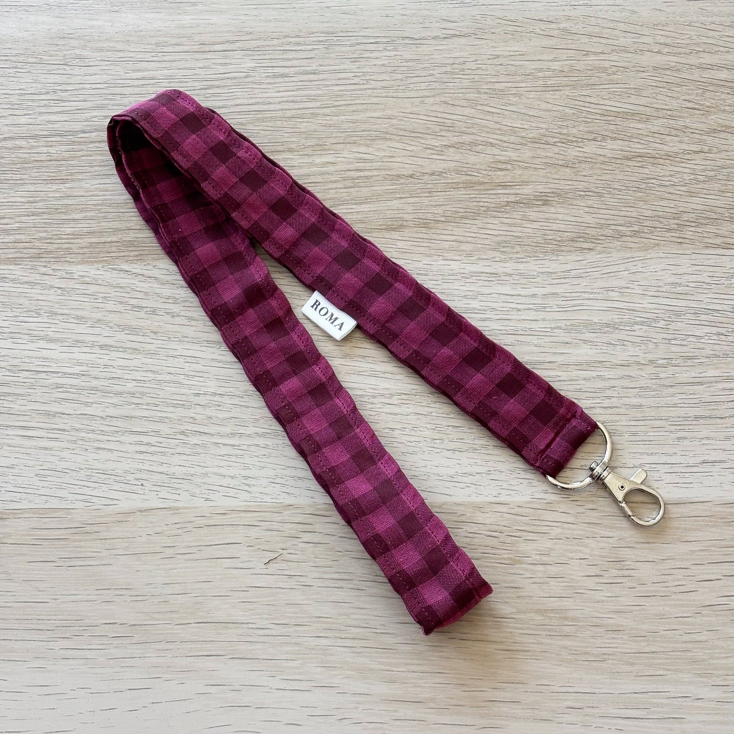 Lanyard VICHY BURDEOS