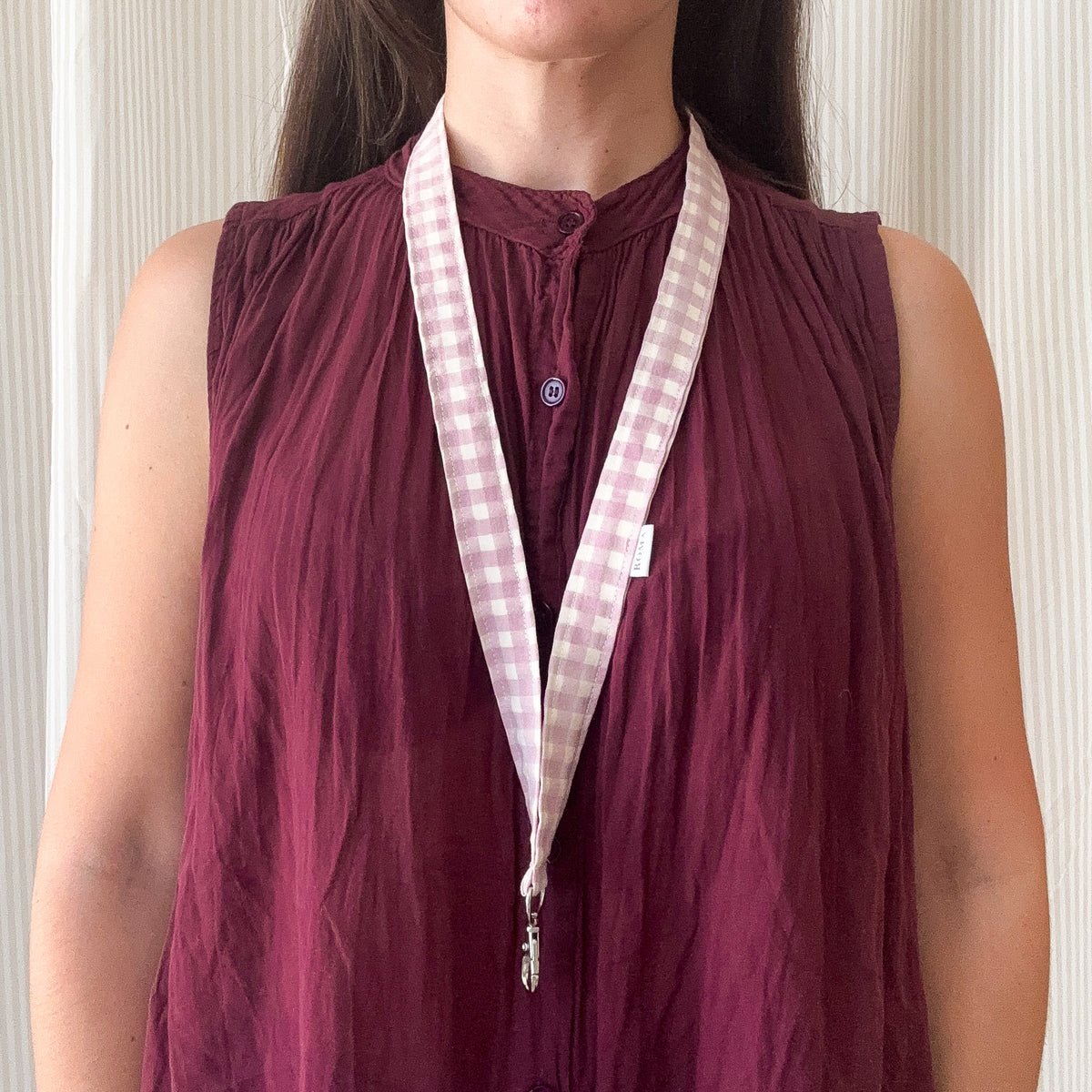 Lanyard VICHY ROSA