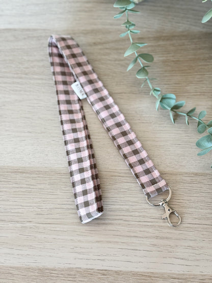 Lanyard VICHY CHOCOLATE