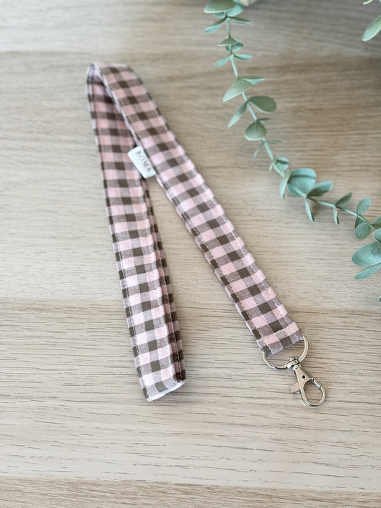 Lanyard VICHY CHOCOLATE