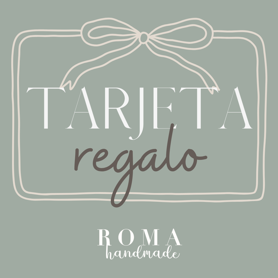 TARJETA REGALO ROMA handmade