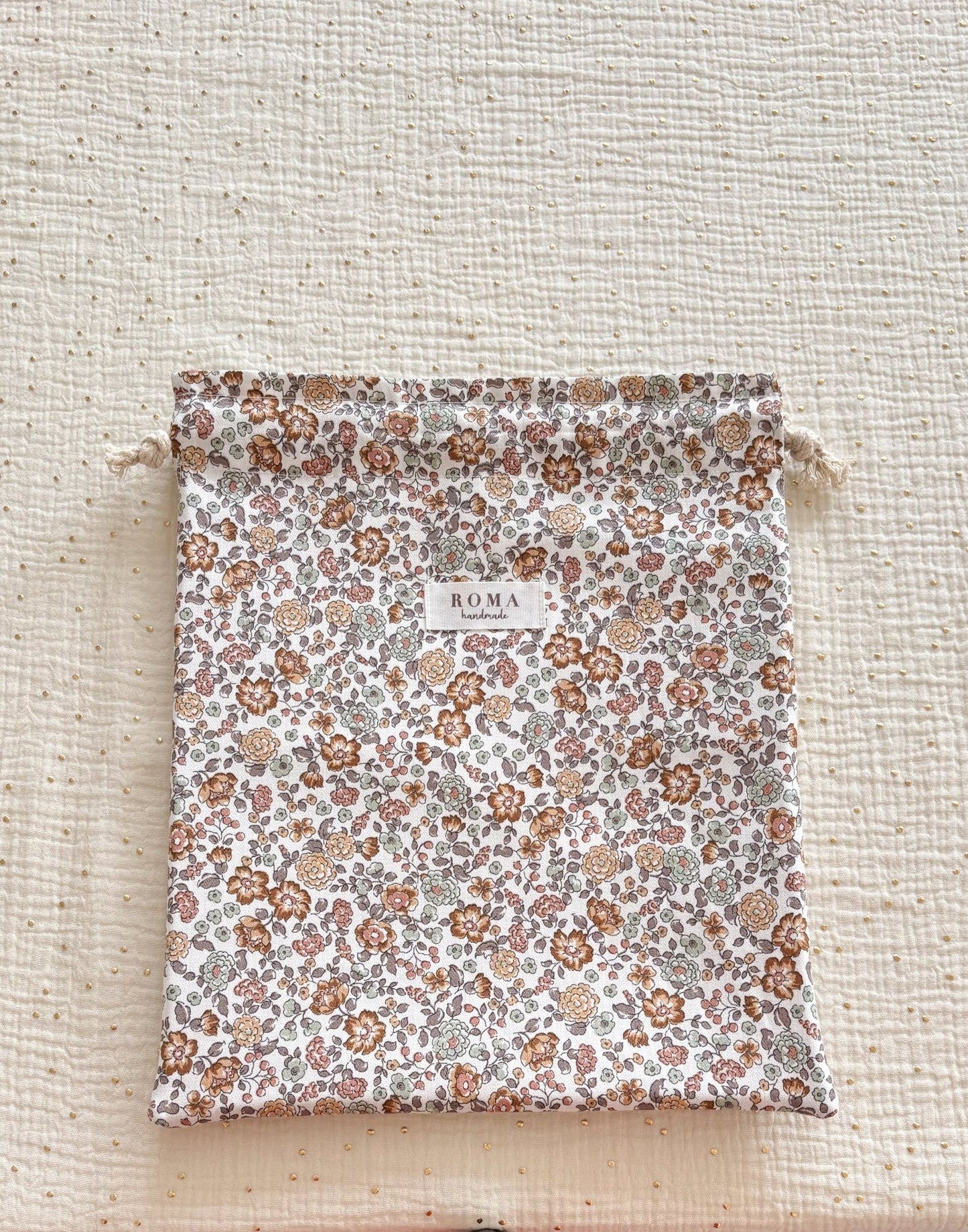 Bolsa merienda BRUNA hecho artesanalmente en España.