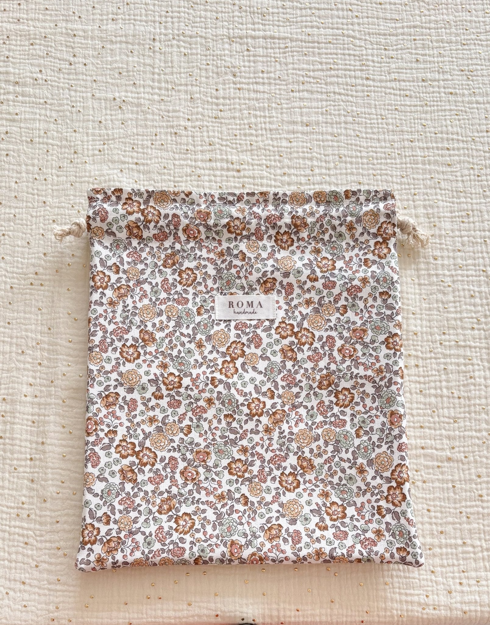 Bolsa merienda BRUNA hecho artesanalmente en España.