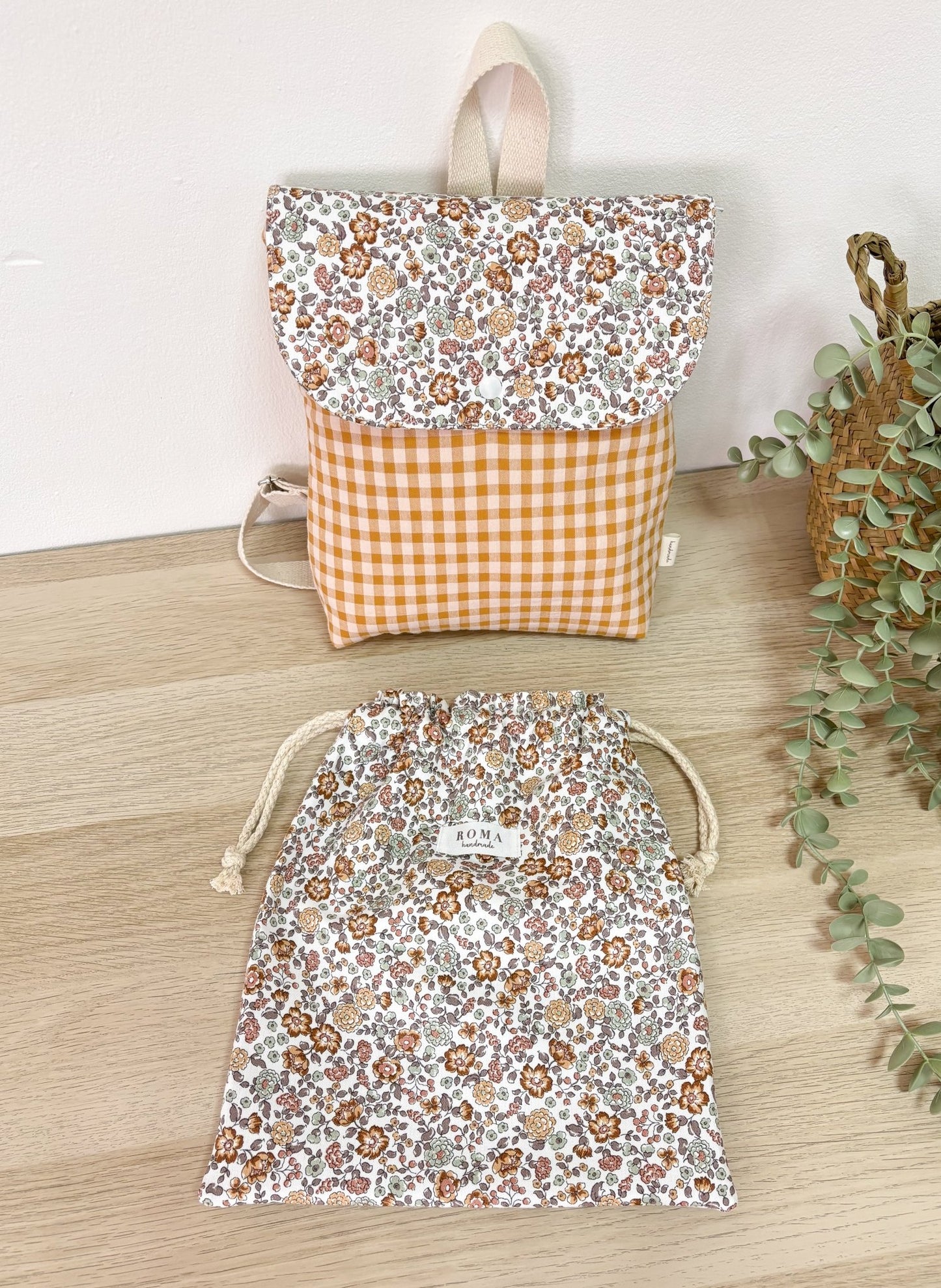 Bolsa merienda BRUNA hecho artesanalmente en España.