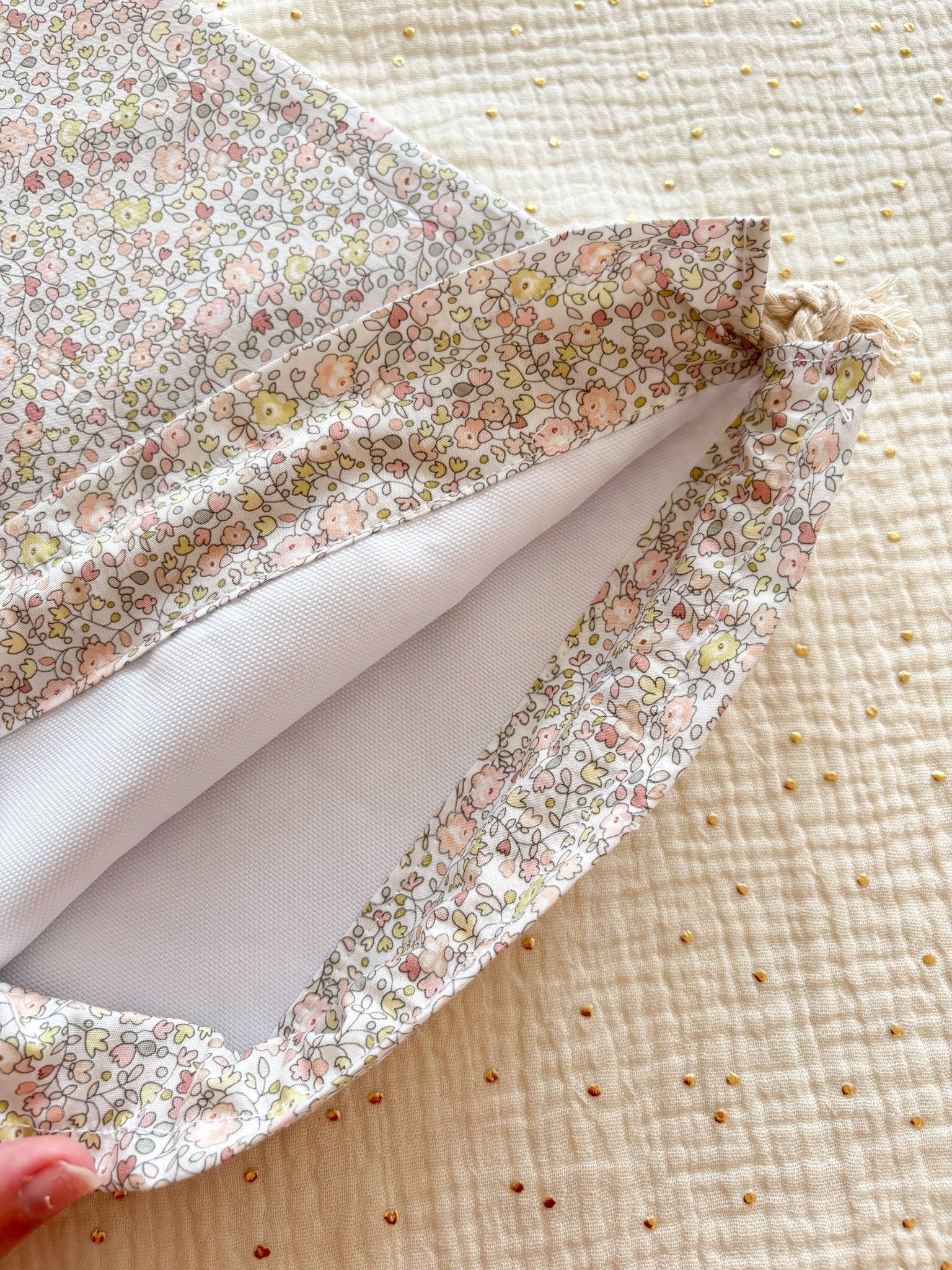 Bolsa merienda JULIETA hecho artesanalmente en España.