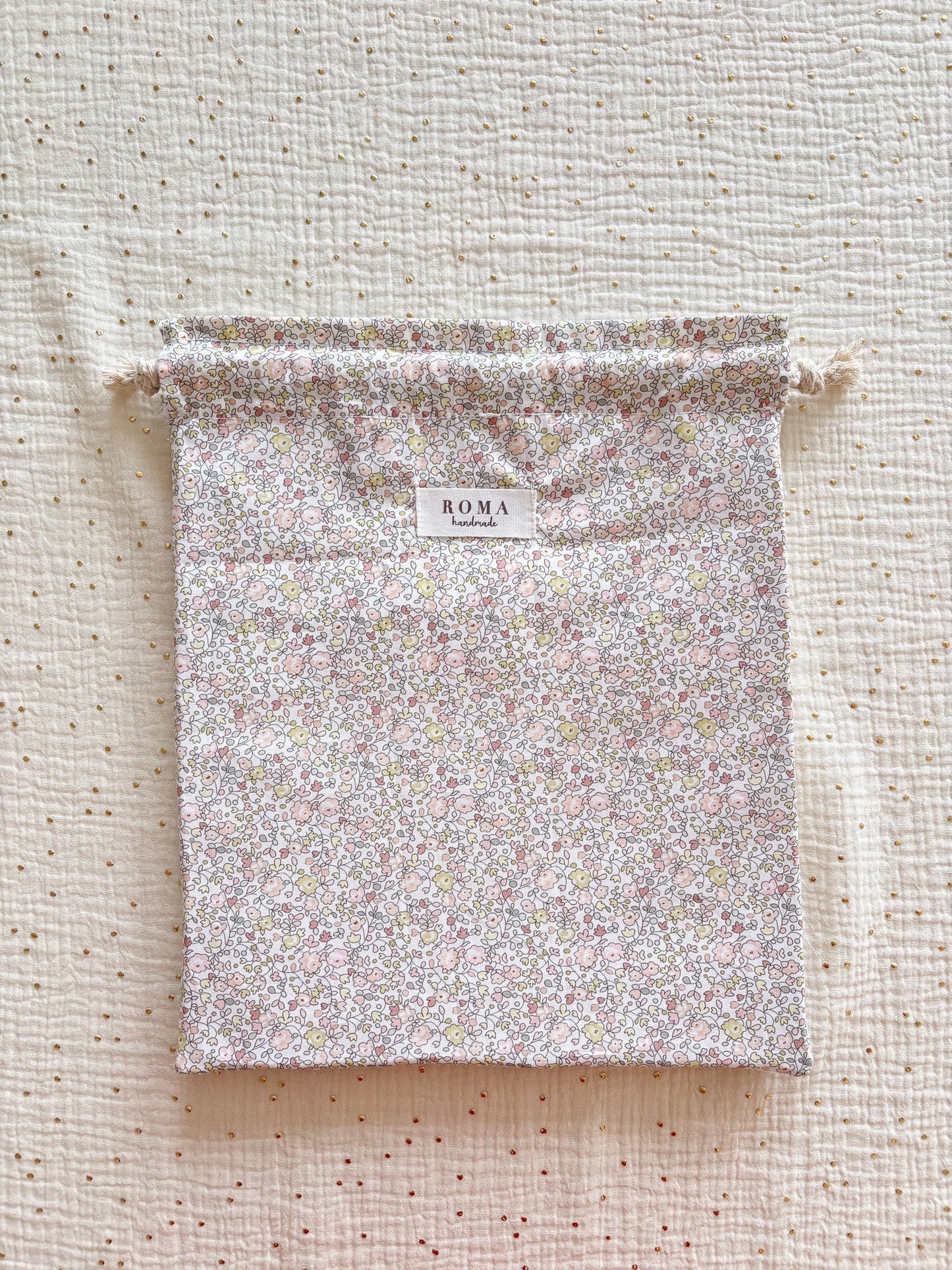 Bolsa merienda JULIETA hecho artesanalmente en España.