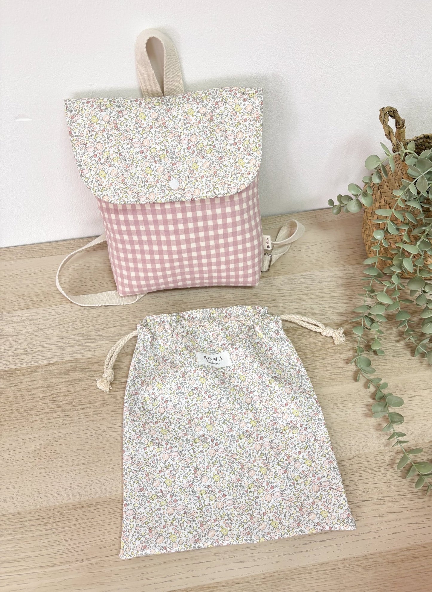 Bolsa merienda JULIETA hecho artesanalmente en España.