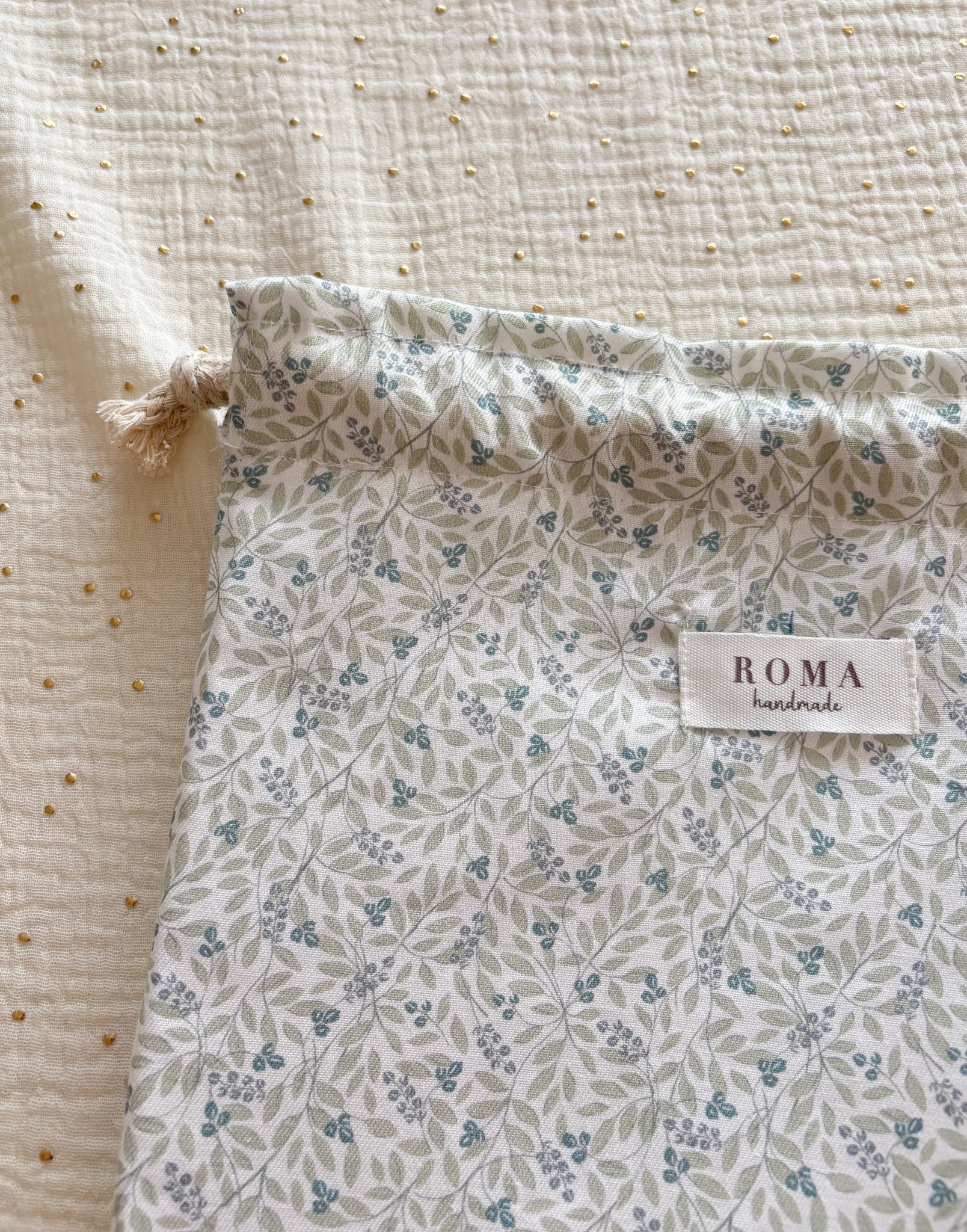 Bolsa merienda OLIVIA hecho artesanalmente en España.