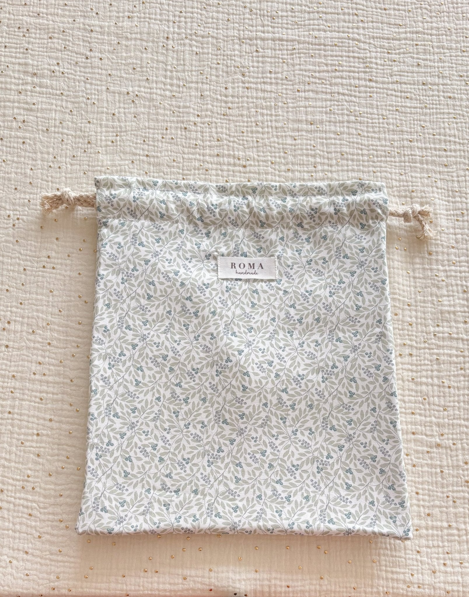 Bolsa merienda OLIVIA hecho artesanalmente en España.