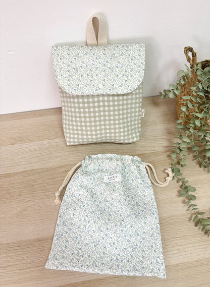 Bolsa merienda OLIVIA hecho artesanalmente en España.