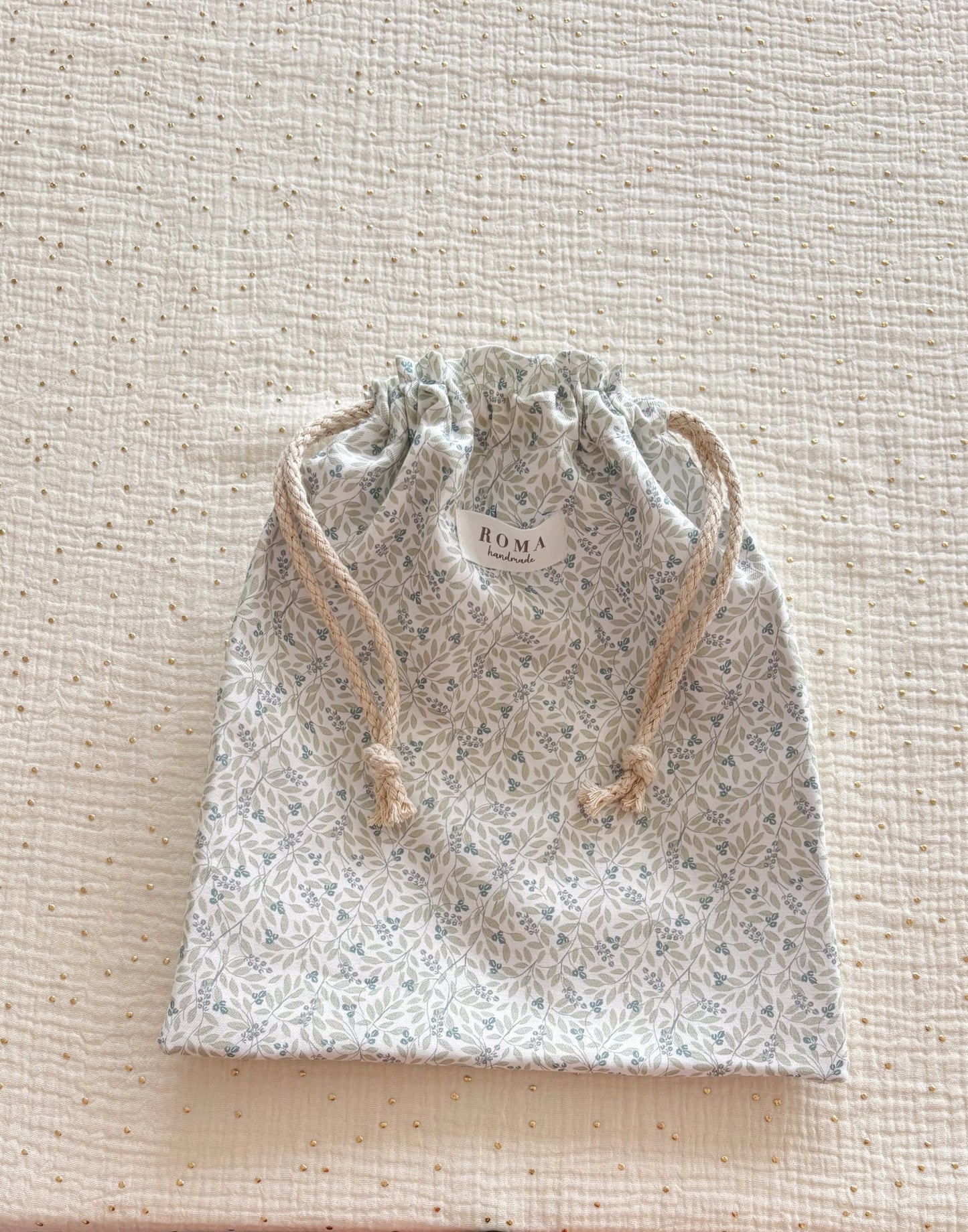 Bolsa merienda OLIVIA hecho artesanalmente en España.