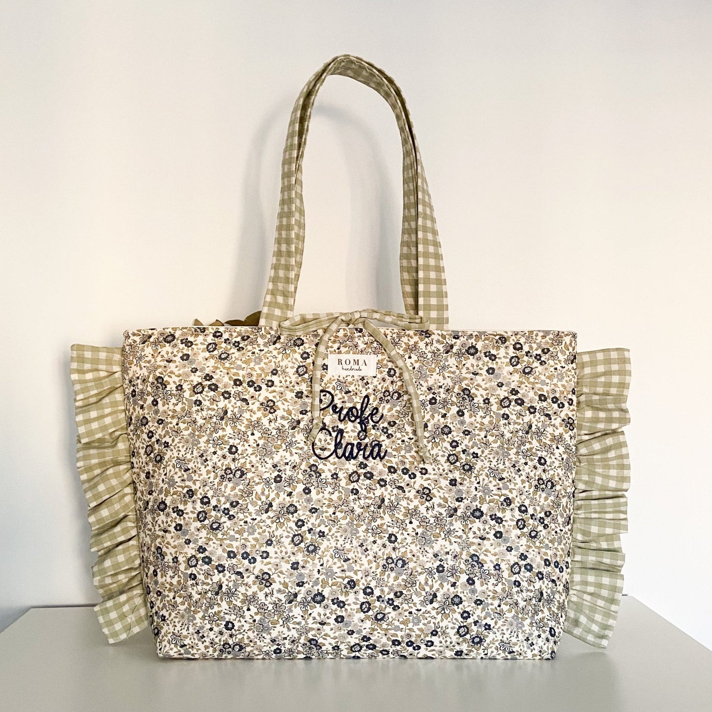 BOLSO VOLANTES - personalizado ¡Combínalo a tu gusto! hecho artesanalmente en España.