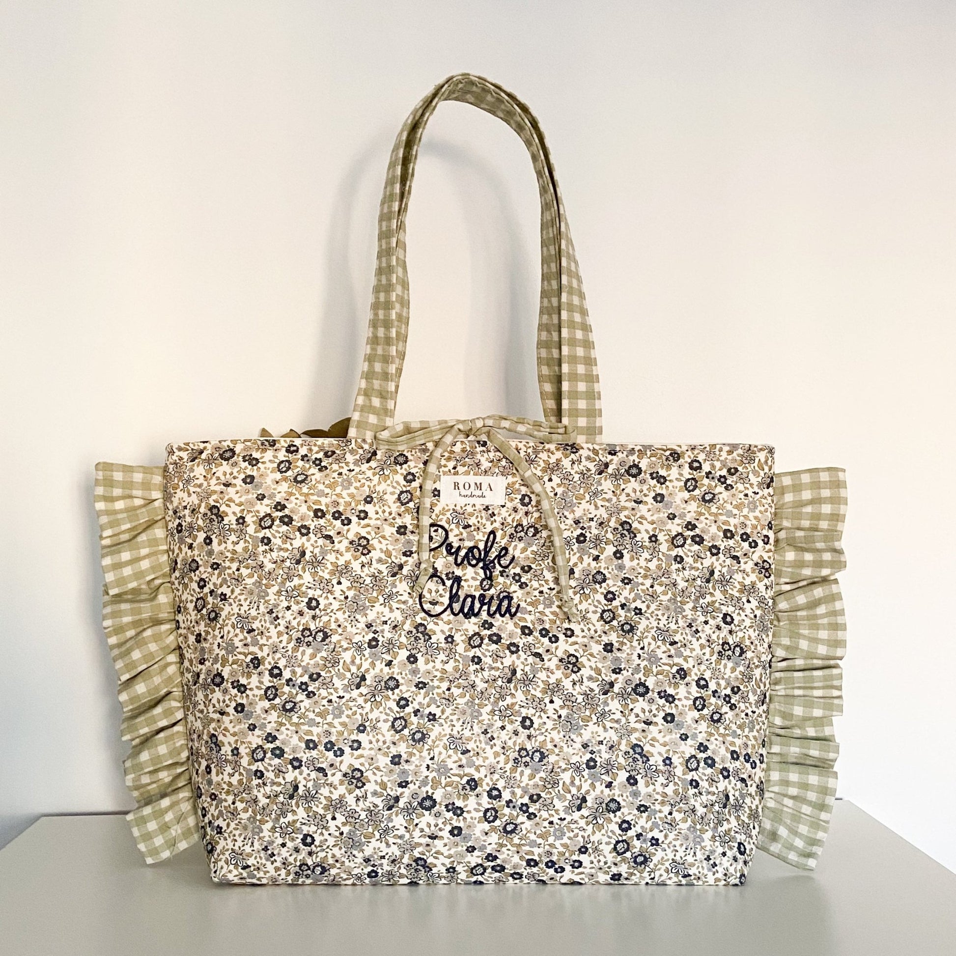 BOLSO VOLANTES - personalizado ¡Combínalo a tu gusto! hecho artesanalmente en España.