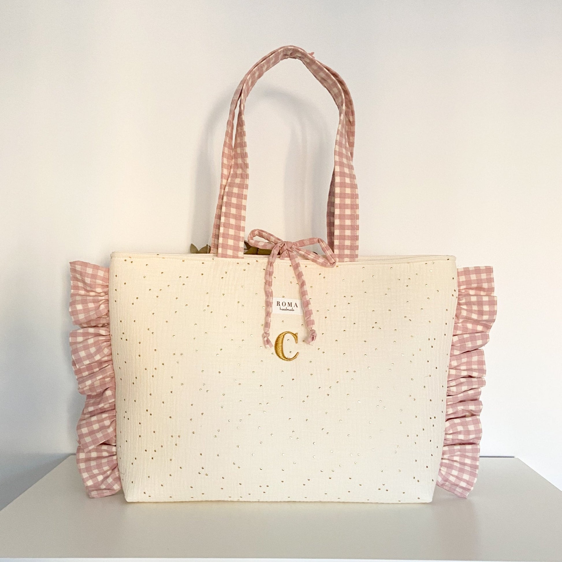 BOLSO VOLANTES - personalizado ¡Combínalo a tu gusto! hecho artesanalmente en España.